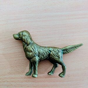 Figurine chien en laiton– style vintage
